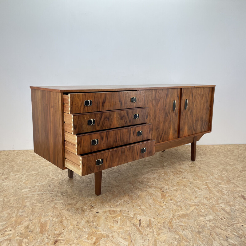 Walnut mid century sideboard by Homeworthy, 1960s