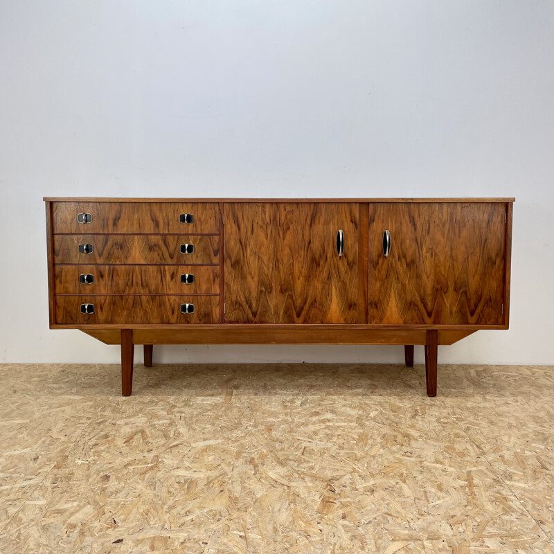 Walnut mid century sideboard by Homeworthy, 1960s