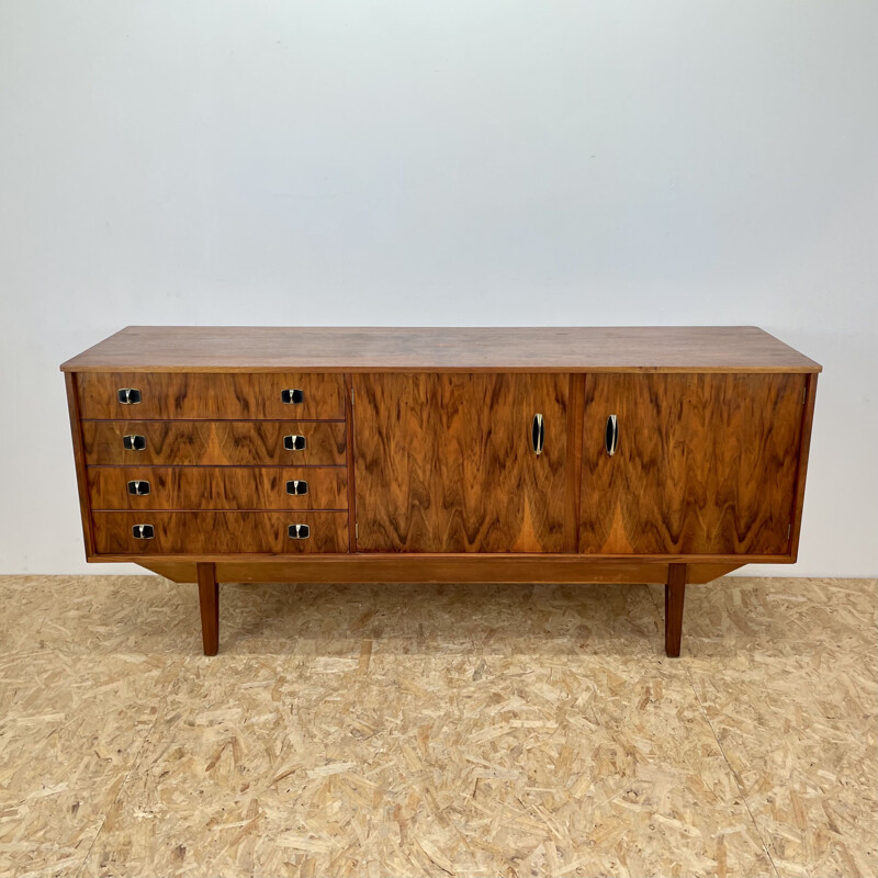 Walnut mid century sideboard by Homeworthy, 1960s