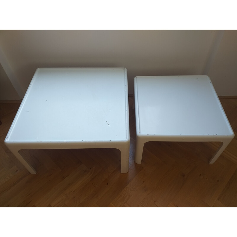 Vintage nesting tables by Peter Ghyczy and Ernst Moeckl, Germany 1970