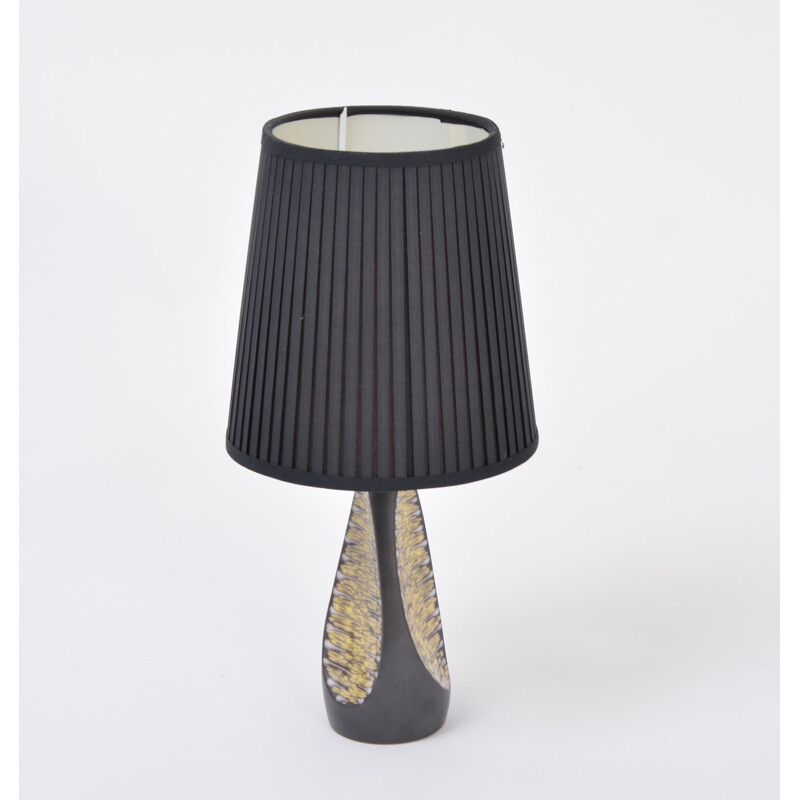 Vintage ceramic table lamp by Holm Sorensen for Søholm, Denmark 1950