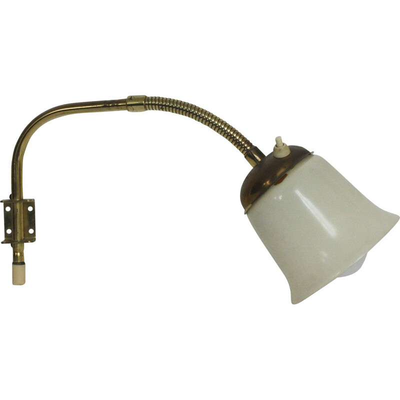 Mid century wall lamp by Erik Wärna for Gnosjö Konstsmide Rydahls, Sweden 1950s