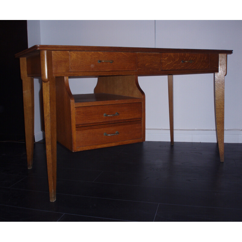 Vintage desk, Rene GABRIEL - 1950s