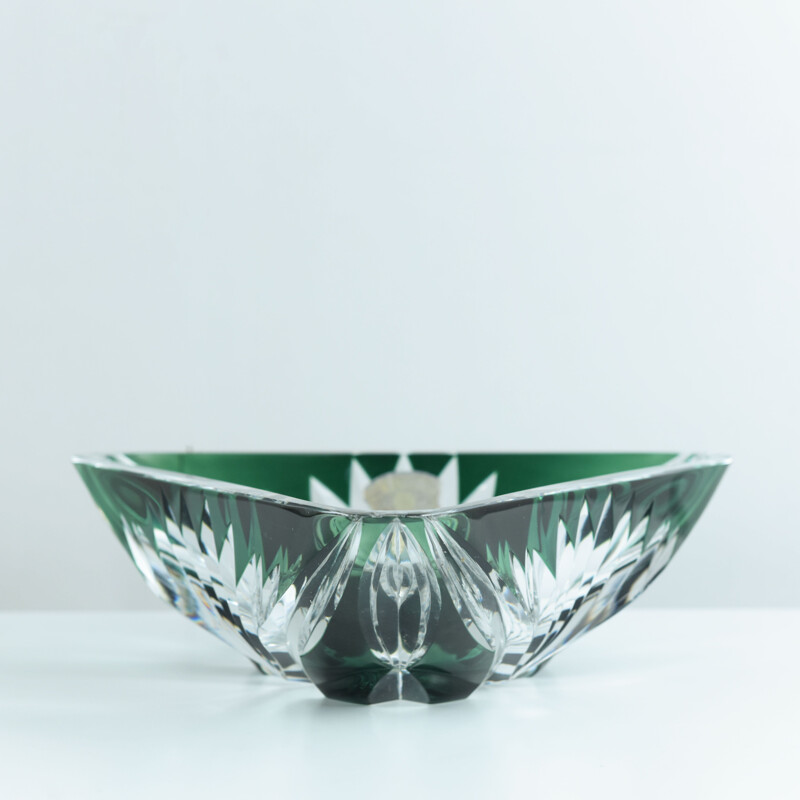 Vintage Val St. Lambert cristal fruit bowl