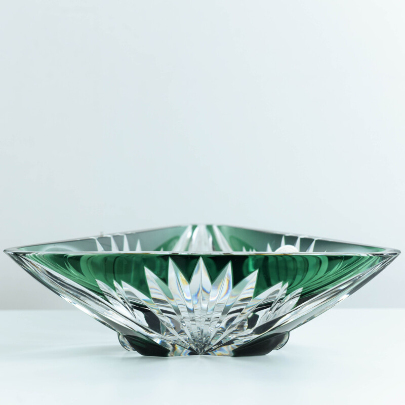 Vintage Val St. Lambert cristal fruit bowl