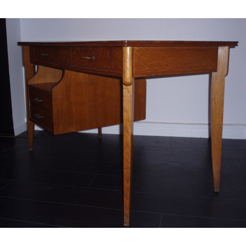Vintage desk, Rene GABRIEL - 1950s