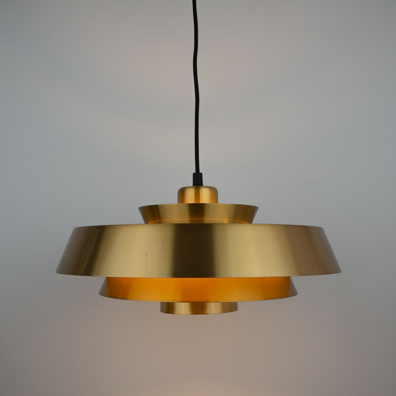 Danish vintage pendant lamp Nova by Jo Hammerborg for Fog og Morup, 1963