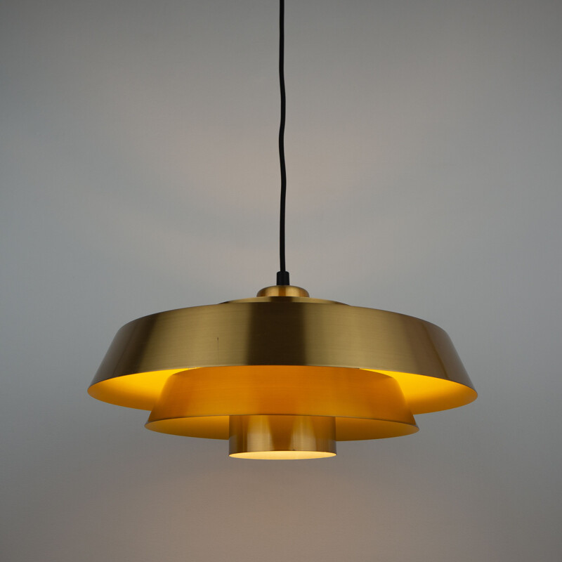 Danish vintage pendant lamp Nova by Jo Hammerborg for Fog og Morup, 1963