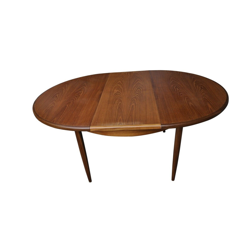 Table ronde avec rallonge vintage par V. B. Wilkins pour G-Plan, 1960