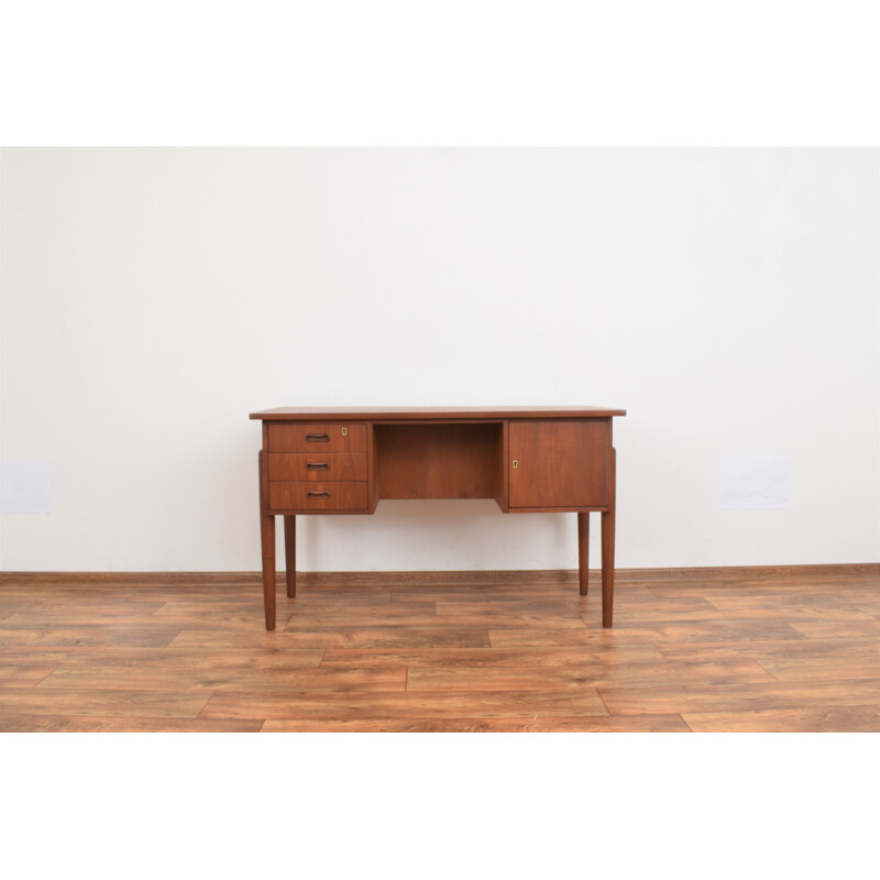 Mid-century Danish teak desk, 1960s