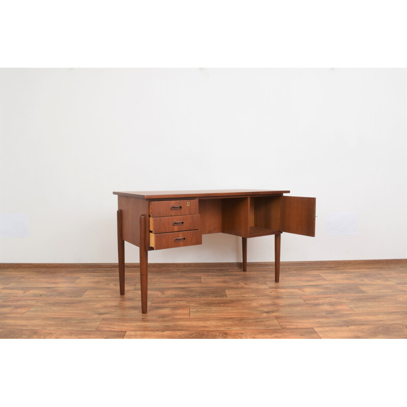 Mid-century Danish teak desk, 1960s