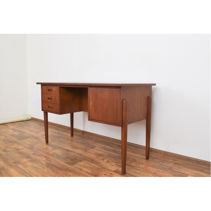 Mid-century Danish teak desk, 1960s