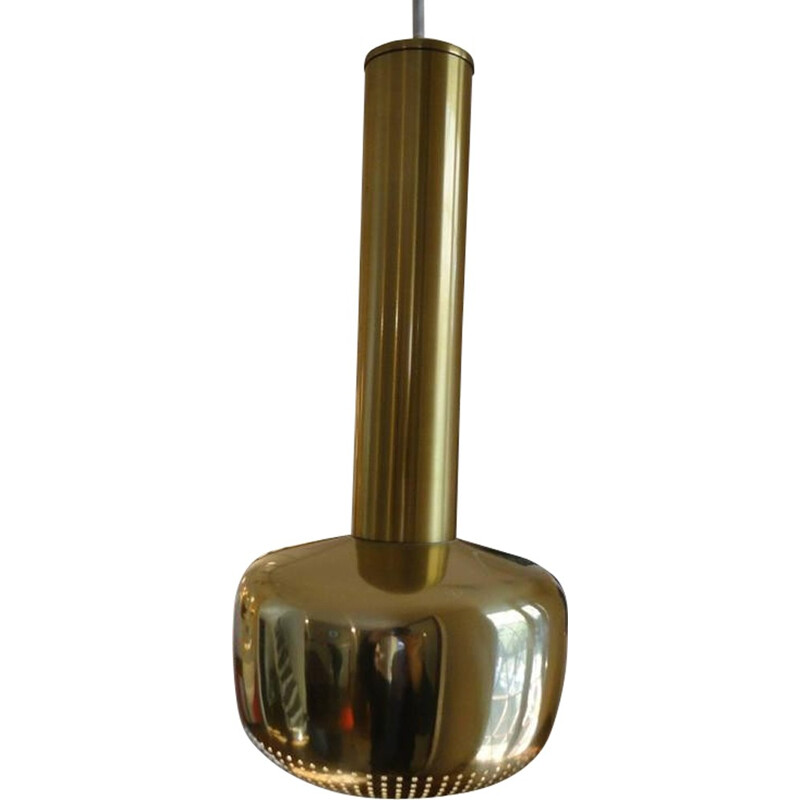 Louis Poulsen pendant lamp in brass, Vilhem LAURITZEN - 1960s