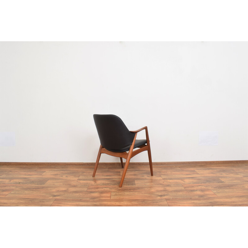 Mid-century Swedish teak armchair by Alf Svensson for Dux, 1960s