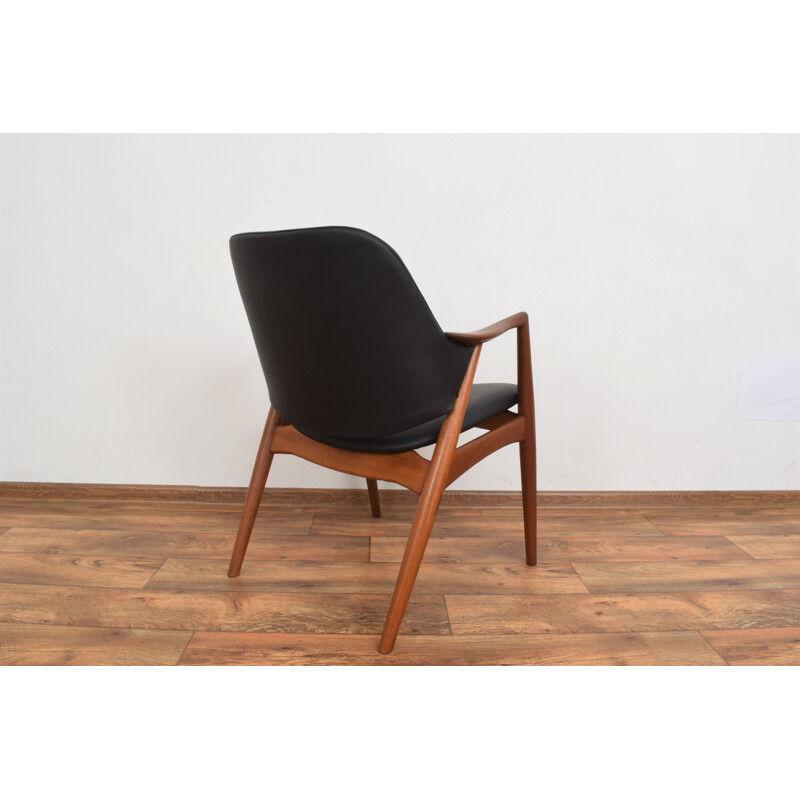 Mid-century Swedish teak armchair by Alf Svensson for Dux, 1960s