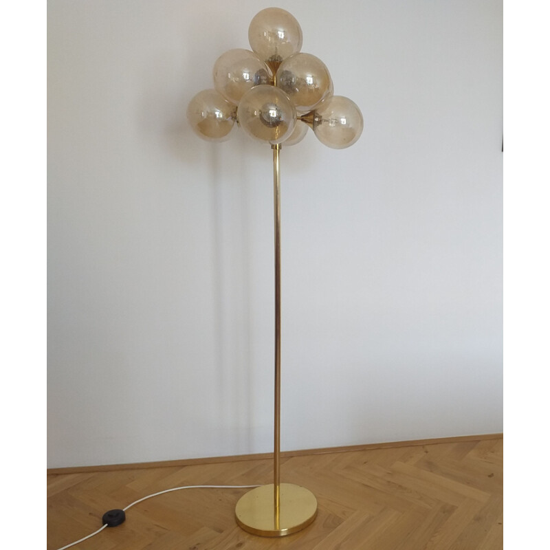 Lámpara de pie Vintage Sputnik, Alemania 1970