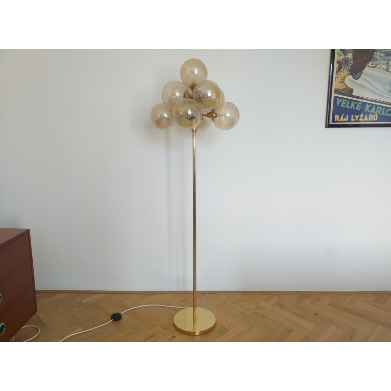 Mid century floor lamp Sputnik, Germany 1970s