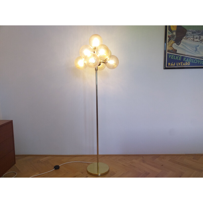 Mid century floor lamp Sputnik, Germany 1970s