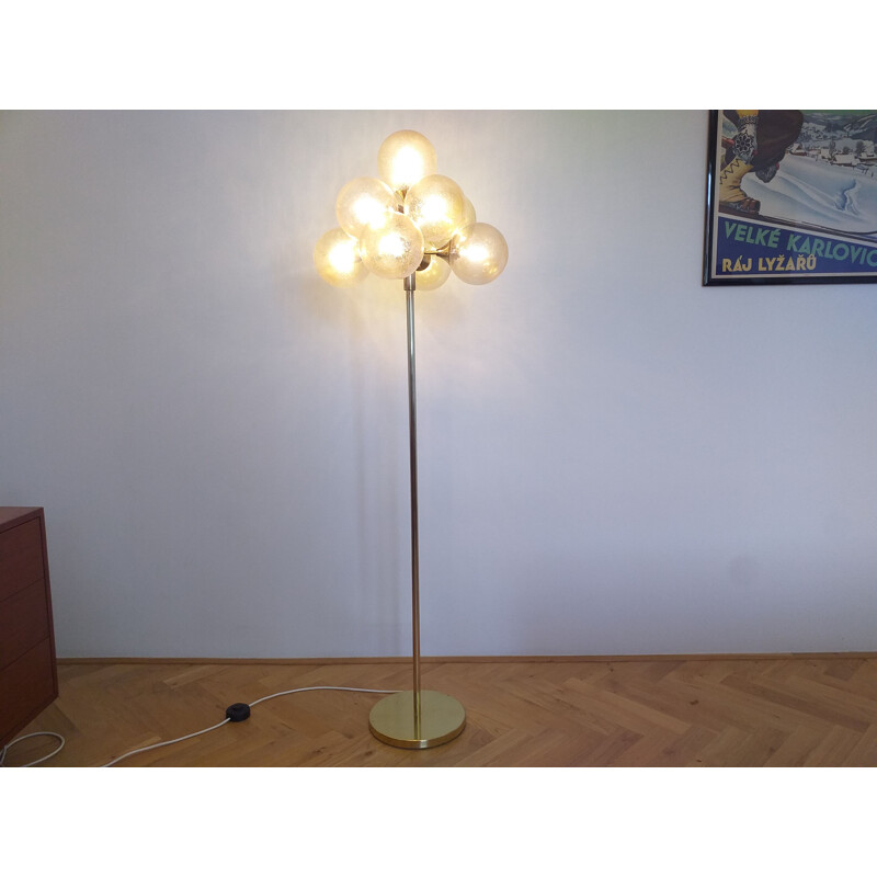 Mid century floor lamp Sputnik, Germany 1970s