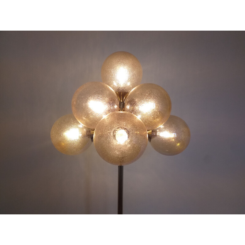 Mid century floor lamp Sputnik, Germany 1970s