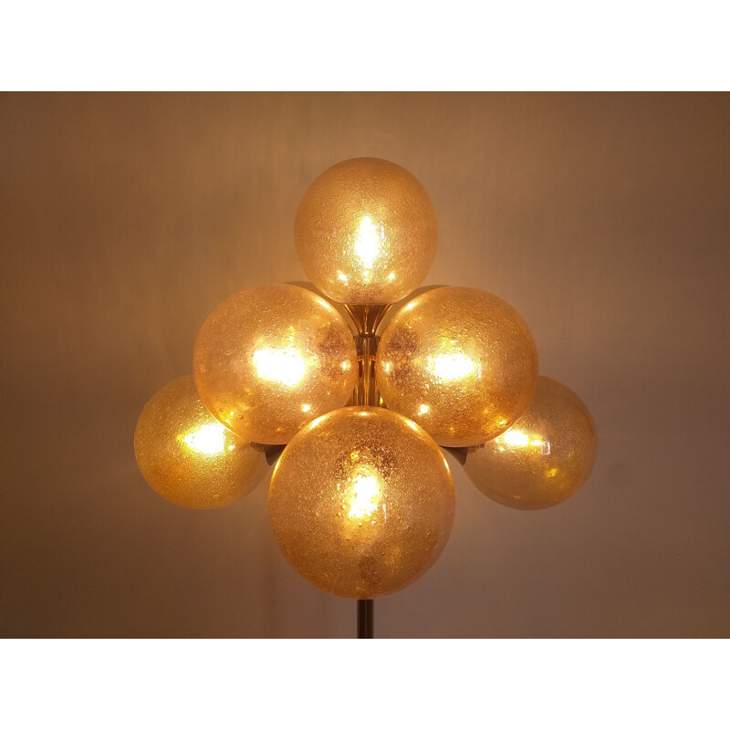 Mid century floor lamp Sputnik, Germany 1970s