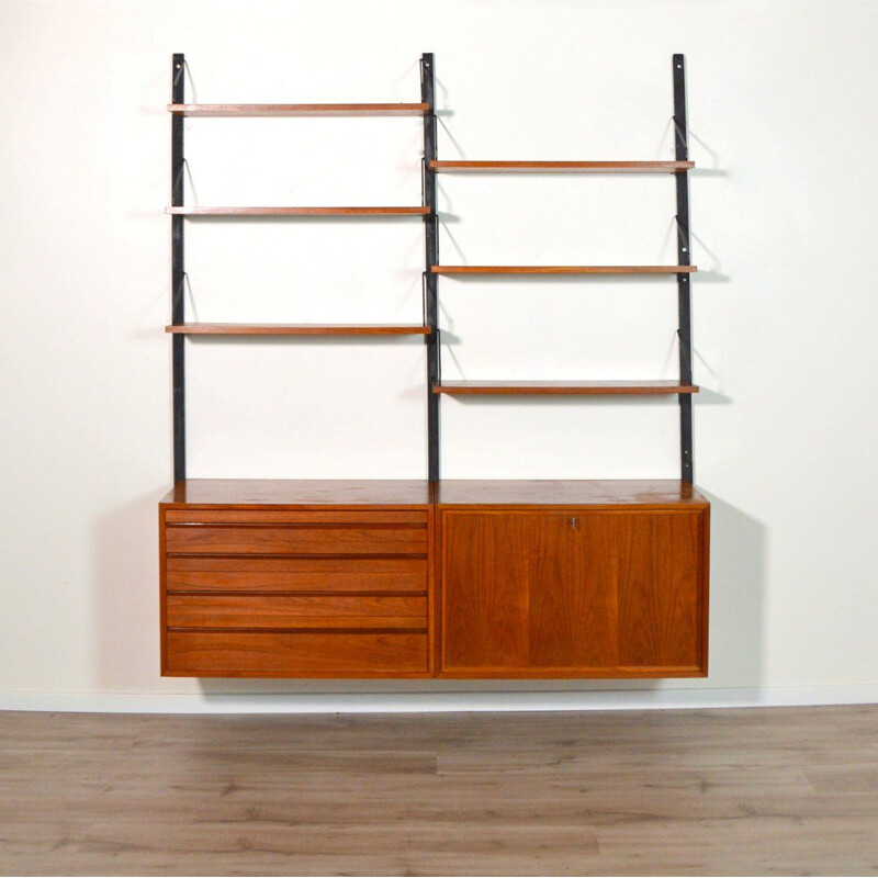 Vintage teak bookcase by Poul Cadovius, Denmark 1960