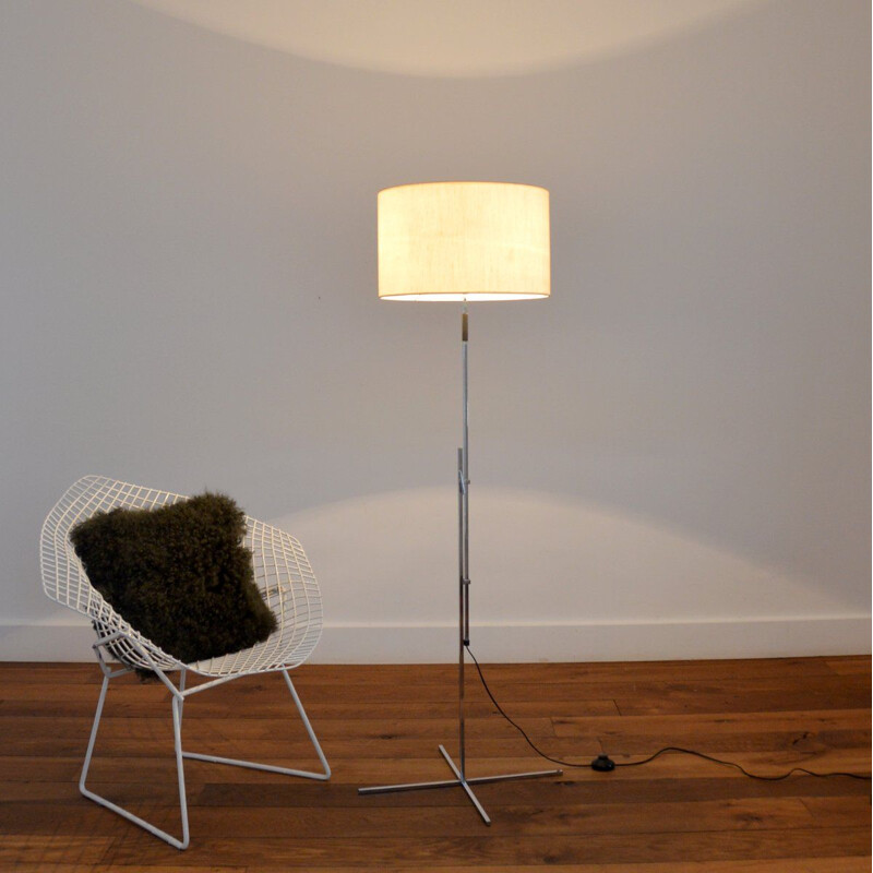 Adjustable vintage modernist floor lamp, 1960