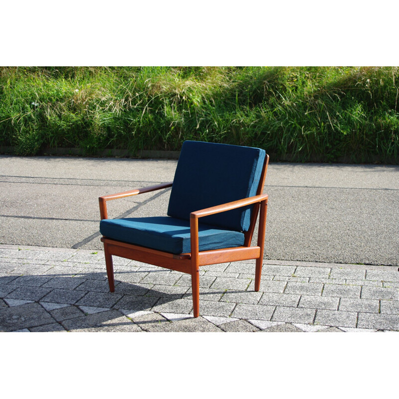 Vintage Danish teak armchair by John Boné, 1950