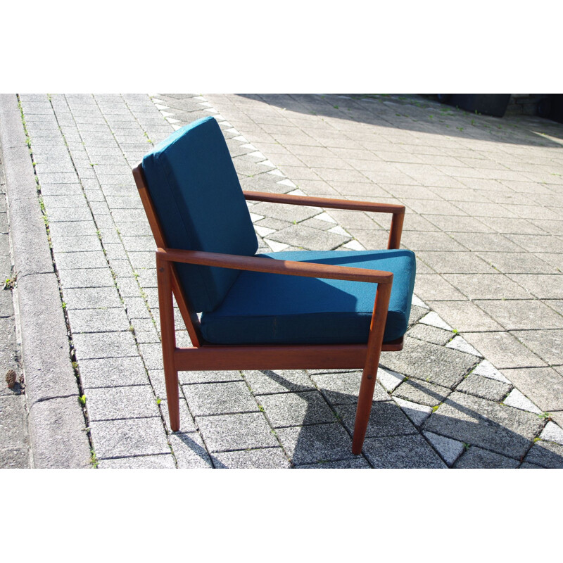 Vintage Danish teak armchair by John Boné, 1950