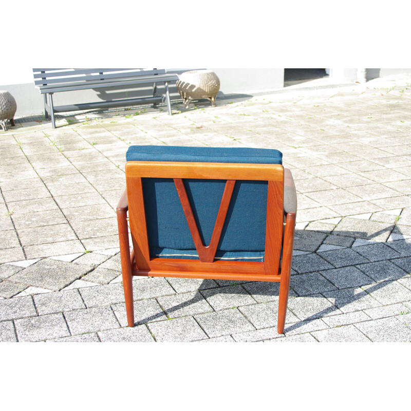 Vintage Danish teak armchair by John Boné, 1950