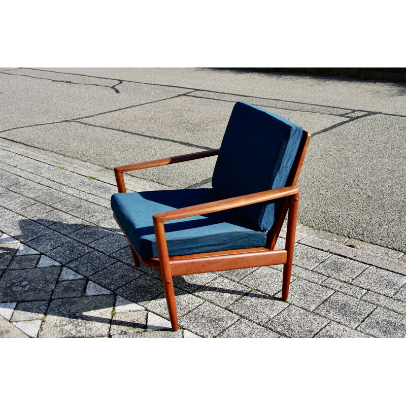 Vintage Danish teak armchair by John Boné, 1950