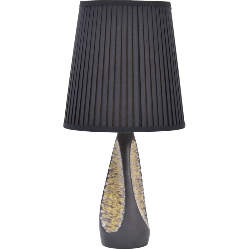 Vintage ceramic table lamp by Holm Sorensen for Søholm, Denmark 1950