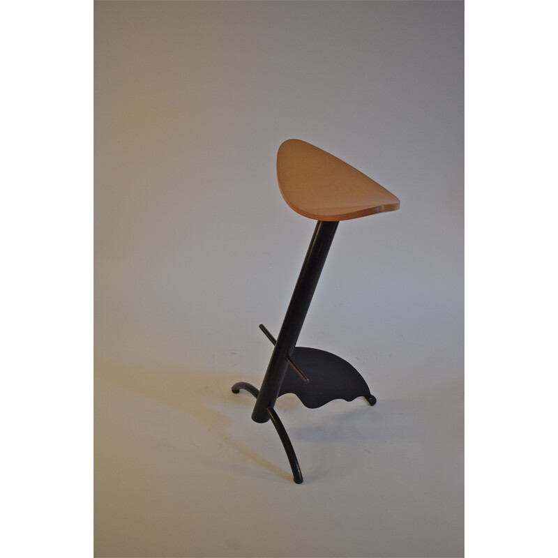 Vintage Platform stool by Maurizio Peregalli for Zeus Noto, Italy 1980