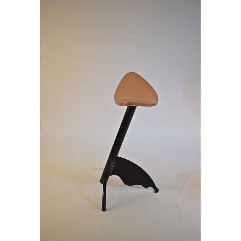 Vintage Platform stool by Maurizio Peregalli for Zeus Noto, Italy 1980