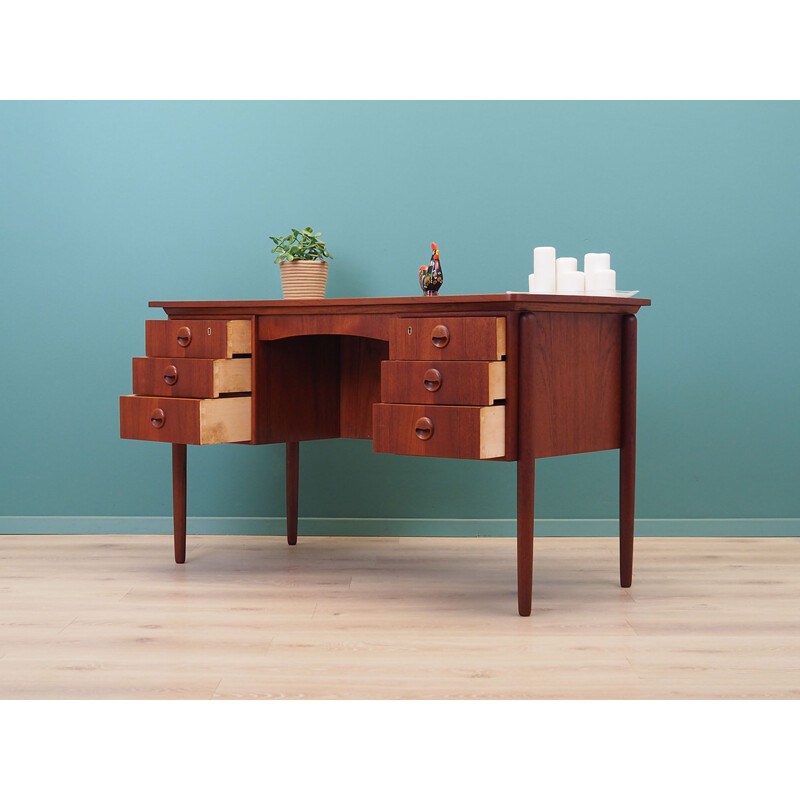 Vintage teak desk, Denmark 1960s