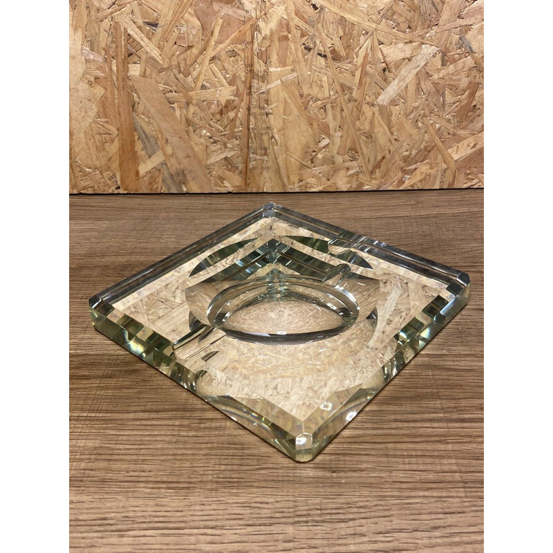 Vintage mirror glass ashtray, 1930