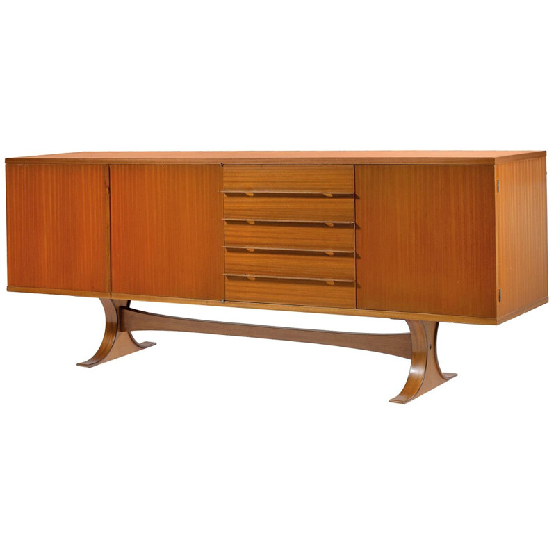 Vintage solid wood "Sylvie" sideboard, René-Jean CAILLETTE - 1961