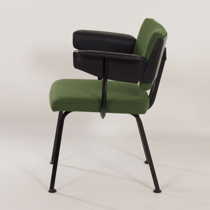 Vintage industrial armchair by Friso Kramer for  Ahrend de Cirkel, 1960s