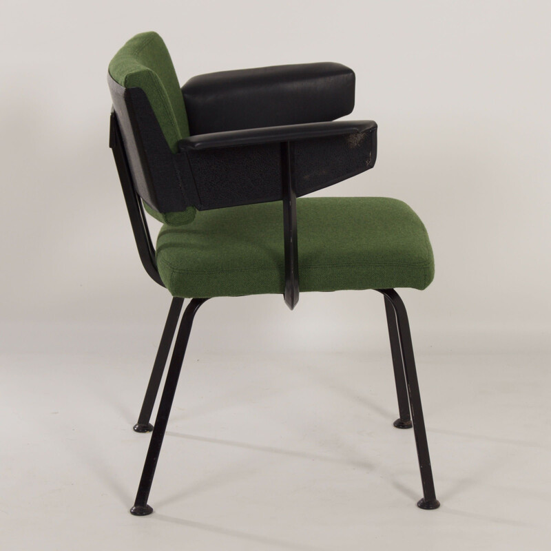 Fauteuil industriel vintage de Friso Kramer pour Ahrend de Cirkel, 1960