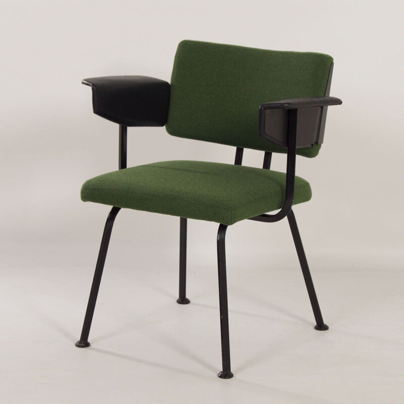 Vintage industrial armchair by Friso Kramer for  Ahrend de Cirkel, 1960s