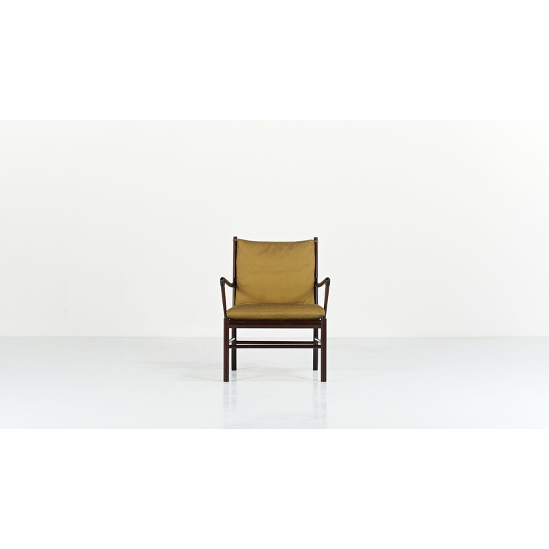 Pair of vintage armchairs PJ149 by Ole Wanscher for Poul Jeppesen, Denmark