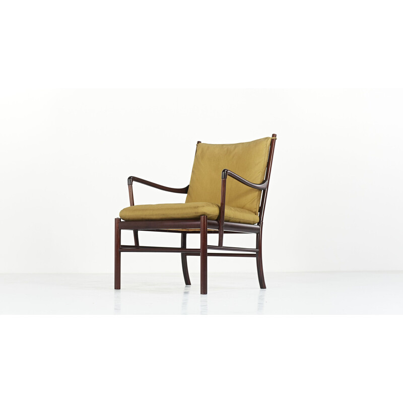 Pair of vintage armchairs PJ149 by Ole Wanscher for Poul Jeppesen, Denmark