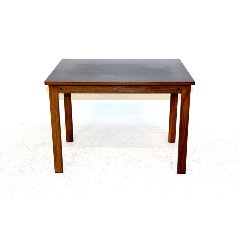 Mesa auxiliar vintage de palisandro de Hans Olsen, Dinamarca 1960