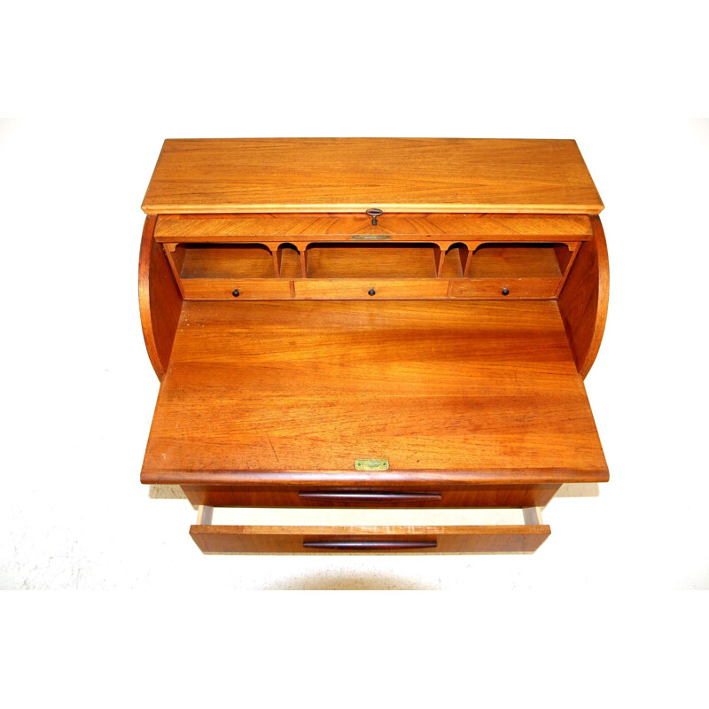 Vintage teak secretary, Sweden 1950