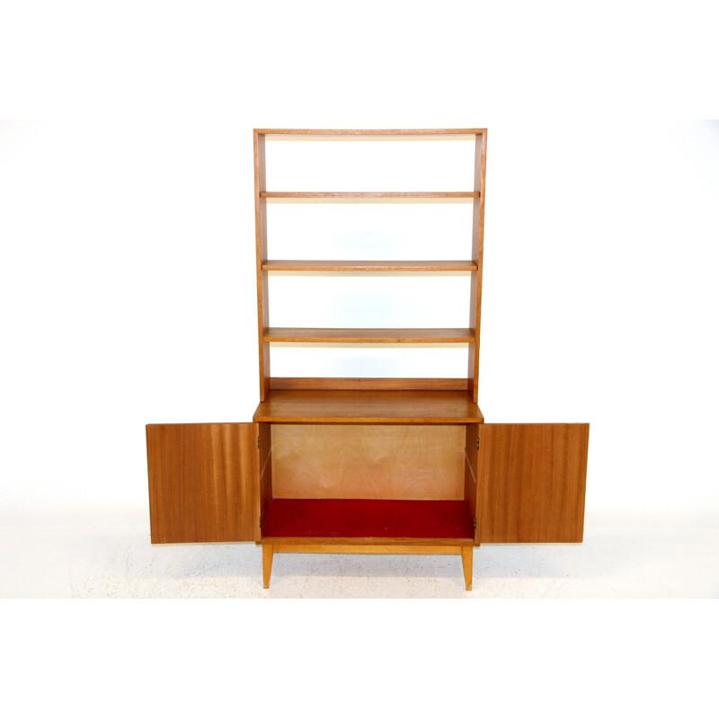 Vintage teak bookcase, Sweden 1960