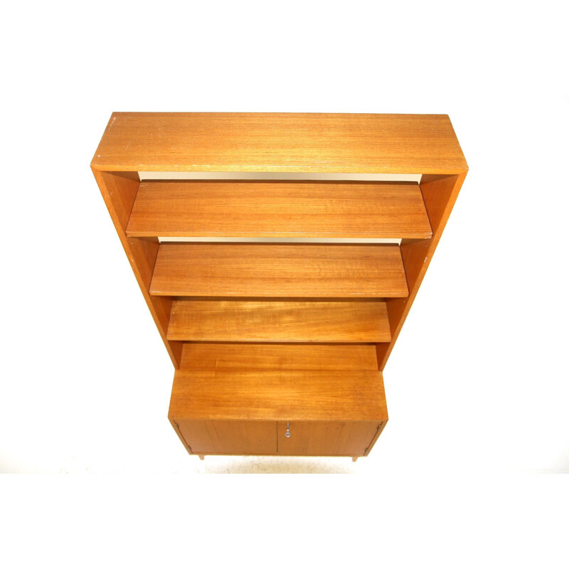 Vintage teak bookcase, Sweden 1960