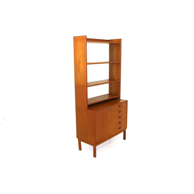 Vintage teak bookcase, Sweden 1960