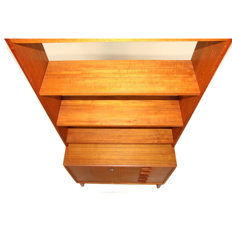 Vintage teak bookcase, Sweden 1960