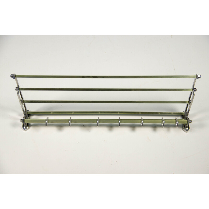 Art Deco vintage wall coat rack, 1920s