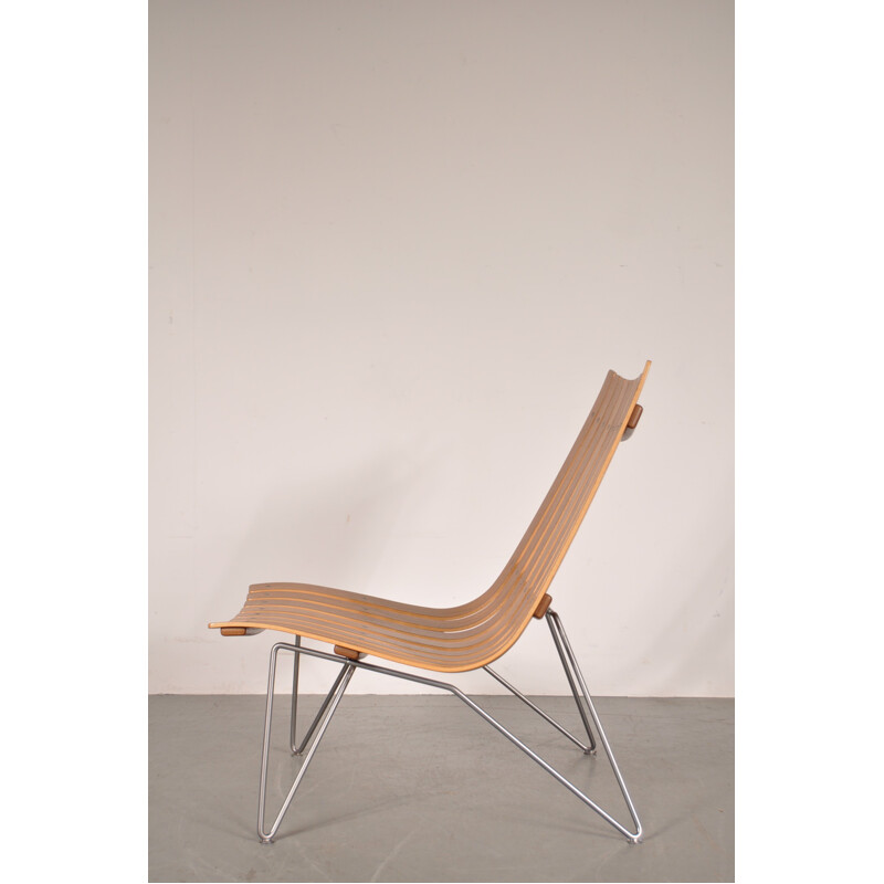 Mid century easy chair in bentwood, Hans BRATTRUD - 1950s
